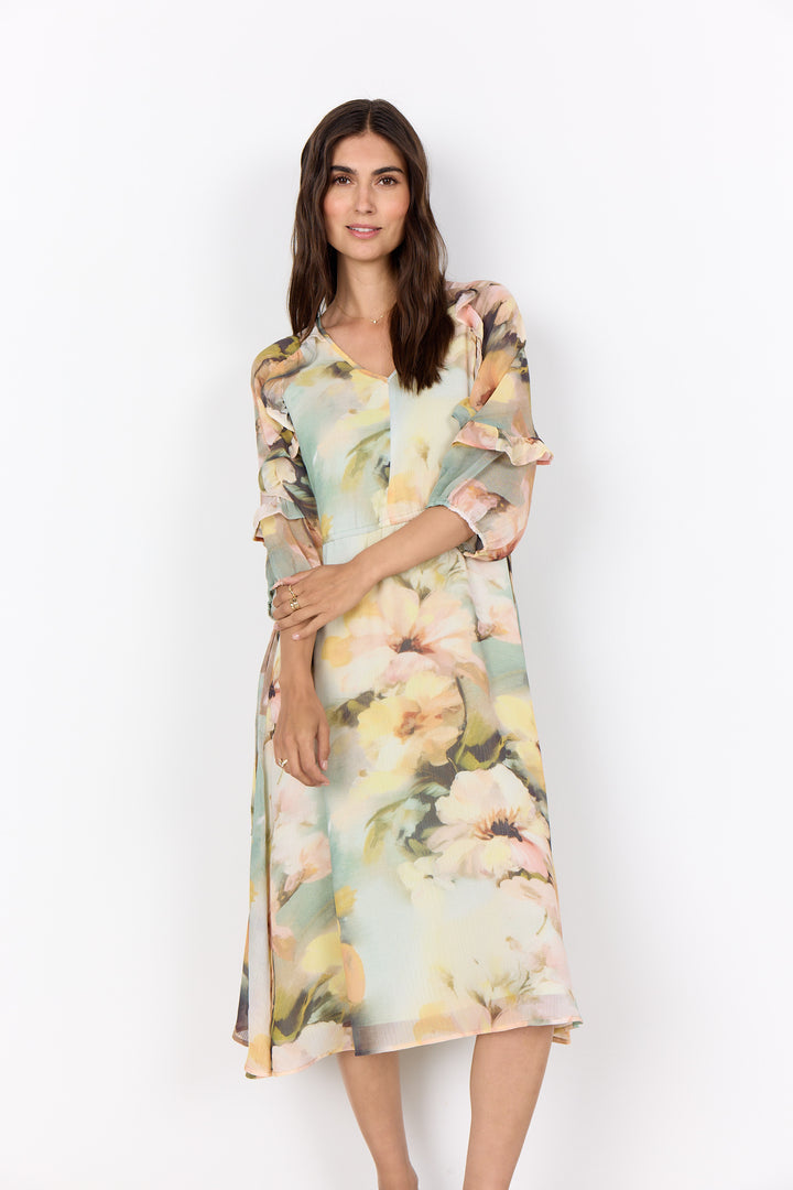 Soya Concept SC-Carmen 2 Dress- Floral Print