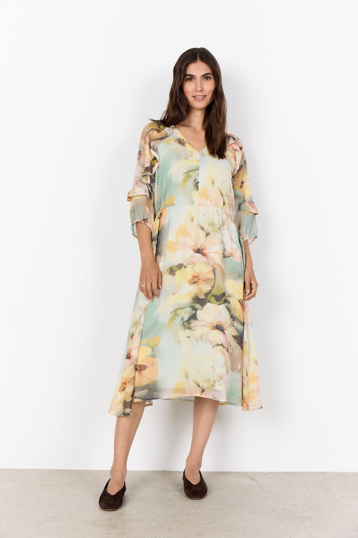 Soya Concept SC-Carmen 2 Dress- Floral Print