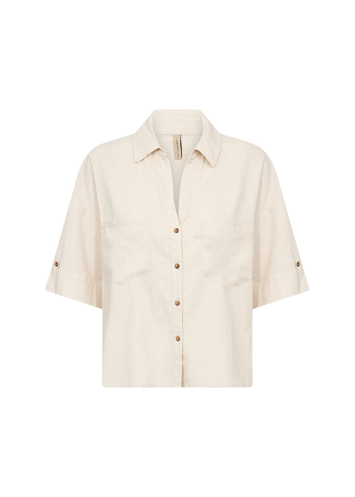 Soya Concept Ina 71 Shirt- Sand