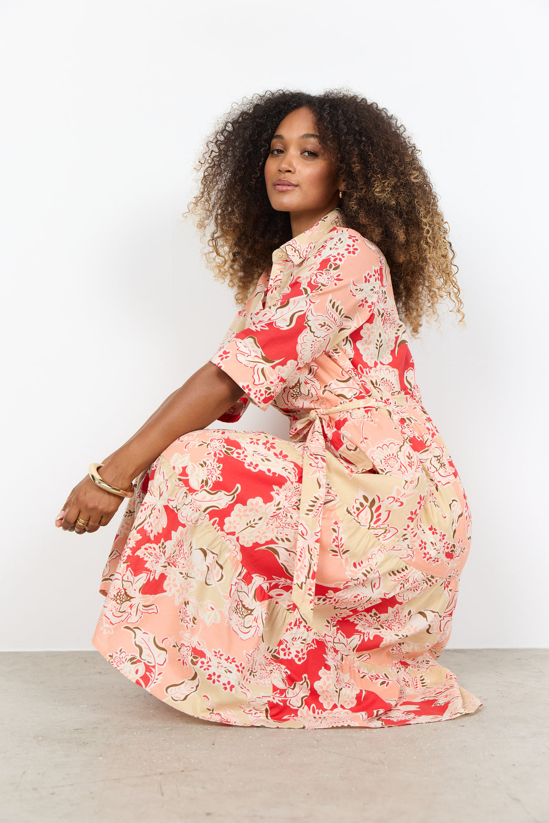 Soya Concept SC-FALDINE 2 Dress- Organic Cotton Floral