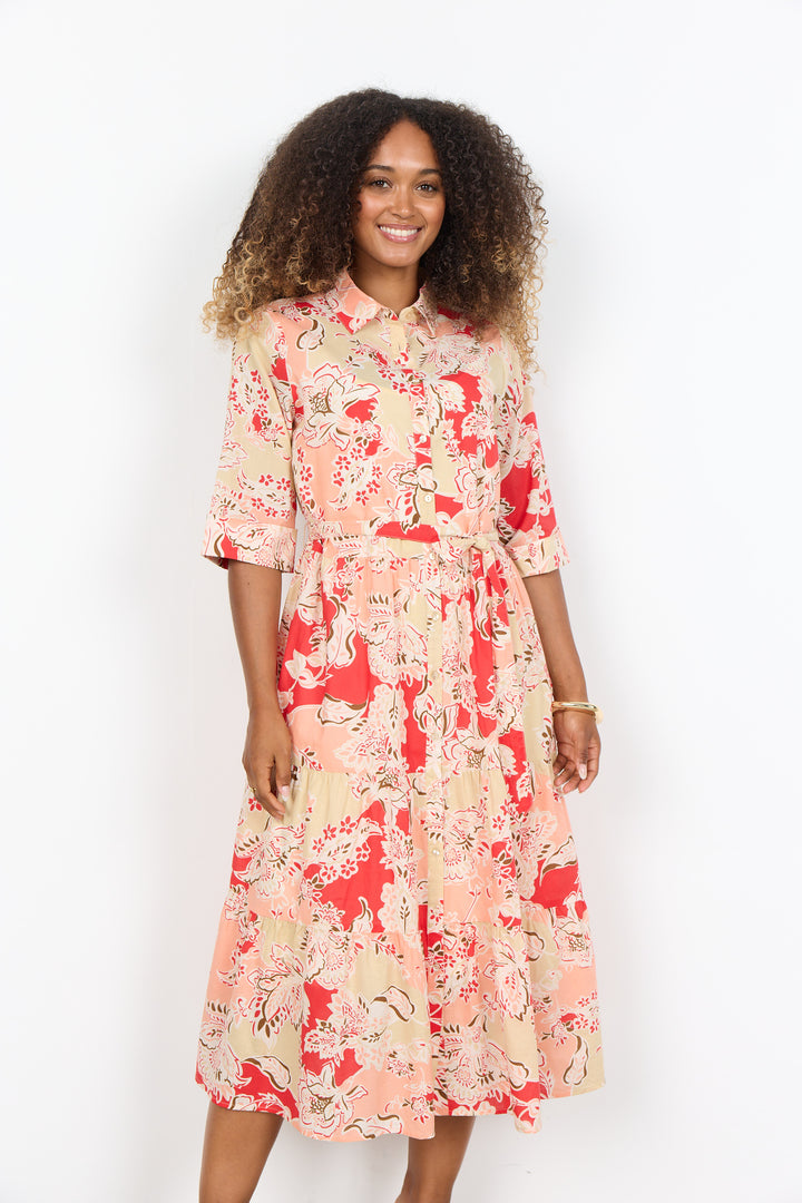 Soya Concept SC-FALDINE 2 Dress- Organic Cotton Floral