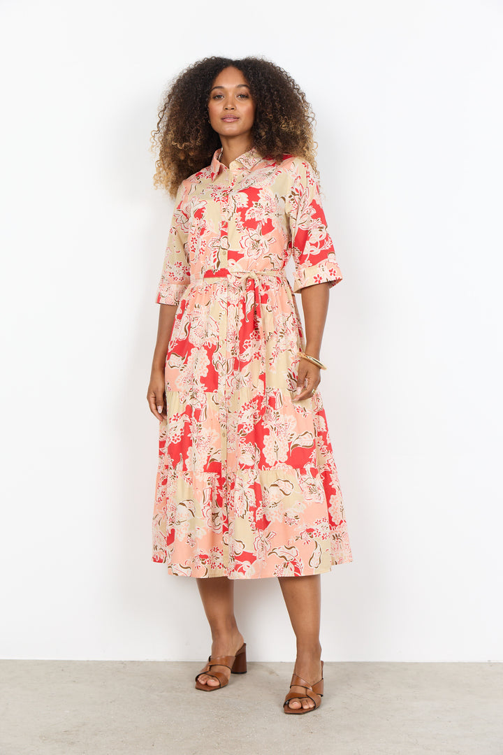 Soya Concept SC-FALDINE 2 Dress- Organic Cotton Floral