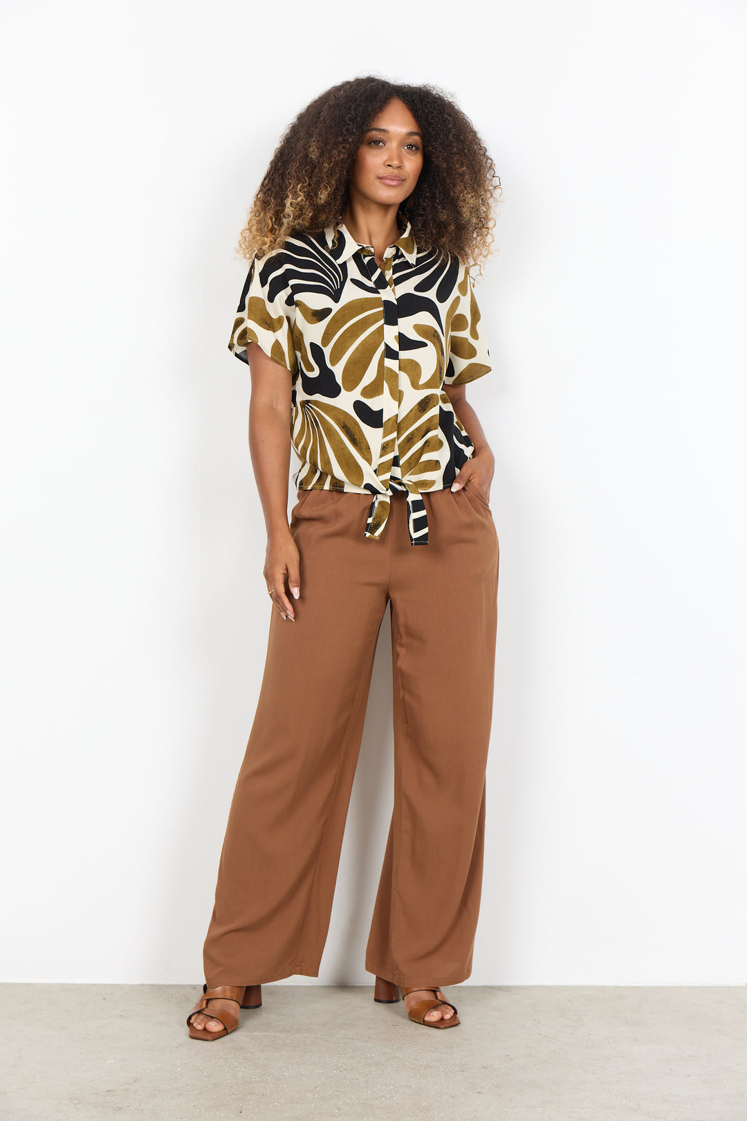 Soya Concept Feldi 1 Shirt- Abstract