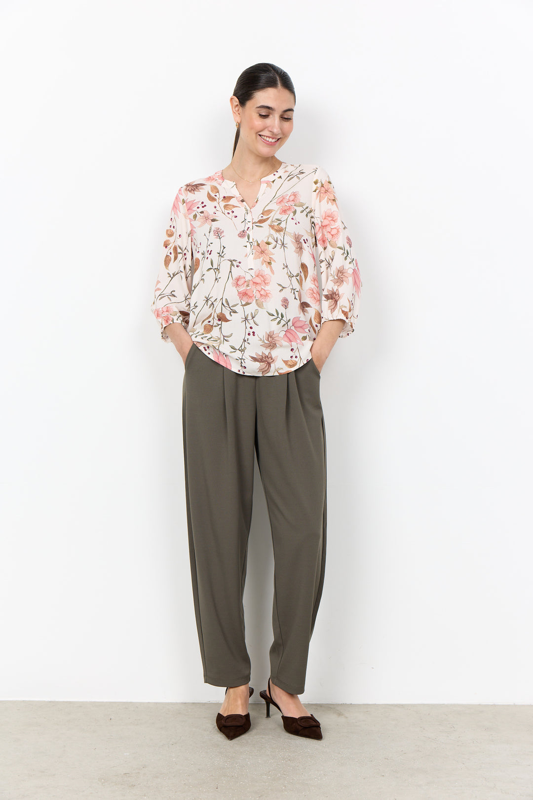 Soya Concept SC-Grace 2 Blouse- Floral Print