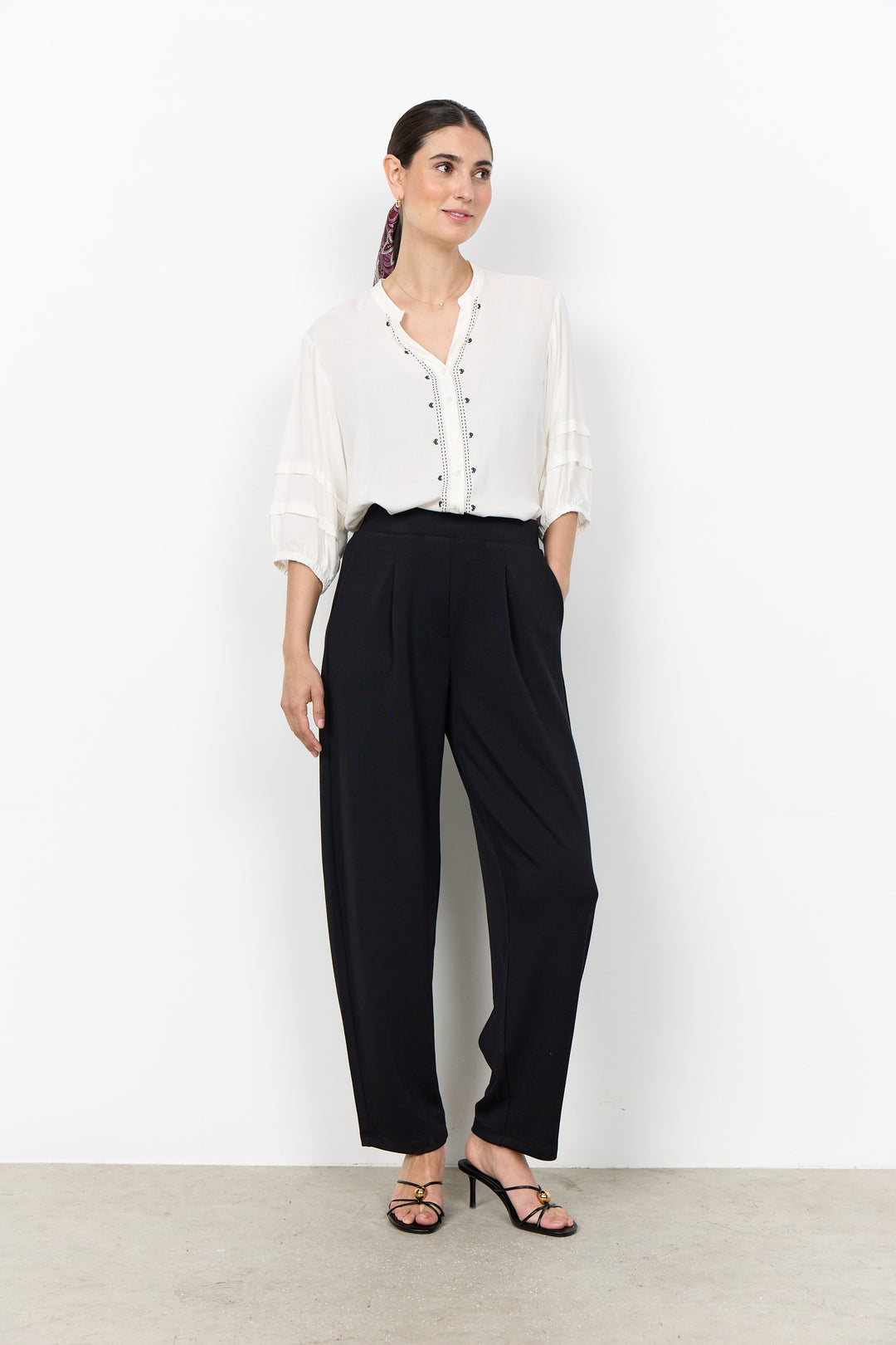 Soya Concept SC-Radia 238 Shirt- Off White