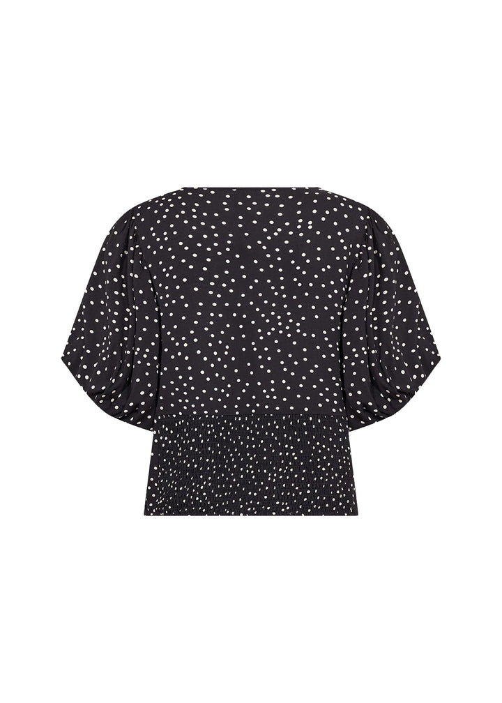 Soya Concept SC-Gilda 1 Blouse- Black and White Dots
