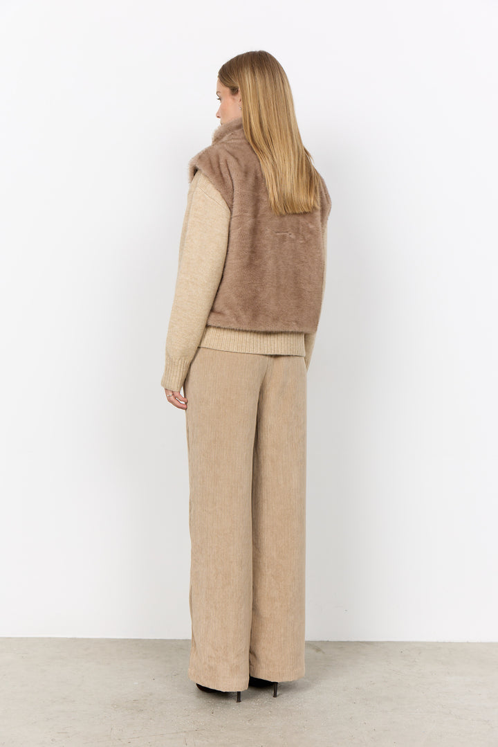 Soya Concept SC-HAYE 1 Waistcoat - Camel