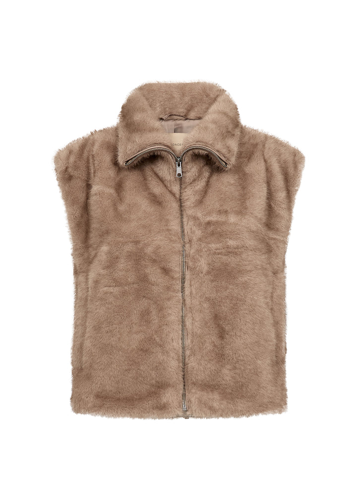 Soya Concept SC-HAYE 1 Waistcoat - Camel