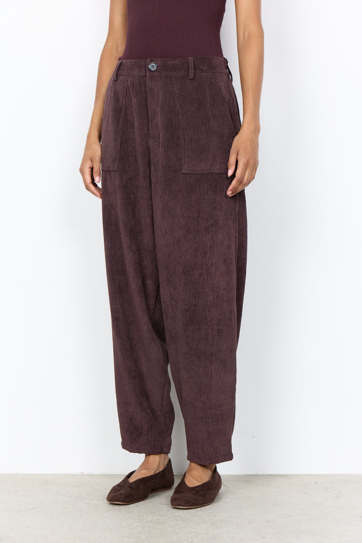 Soya Concept Bindi Trousers - Chocolate Brown