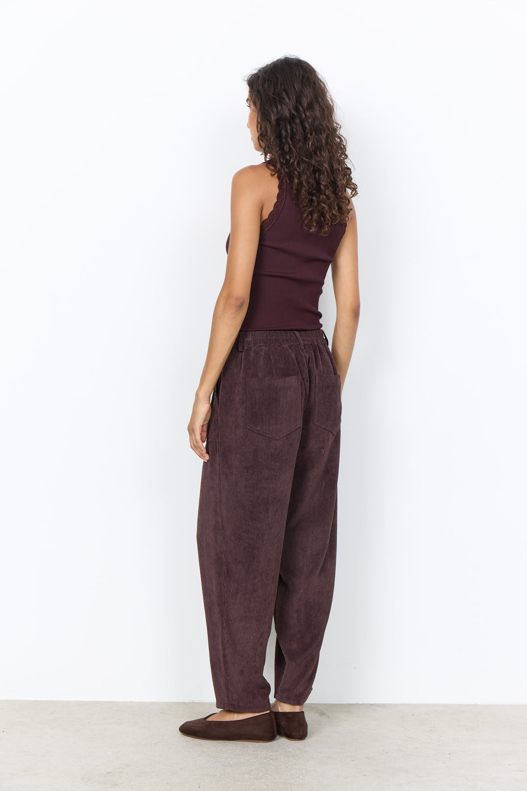 Soya Concept Bindi Trousers - Chocolate Brown