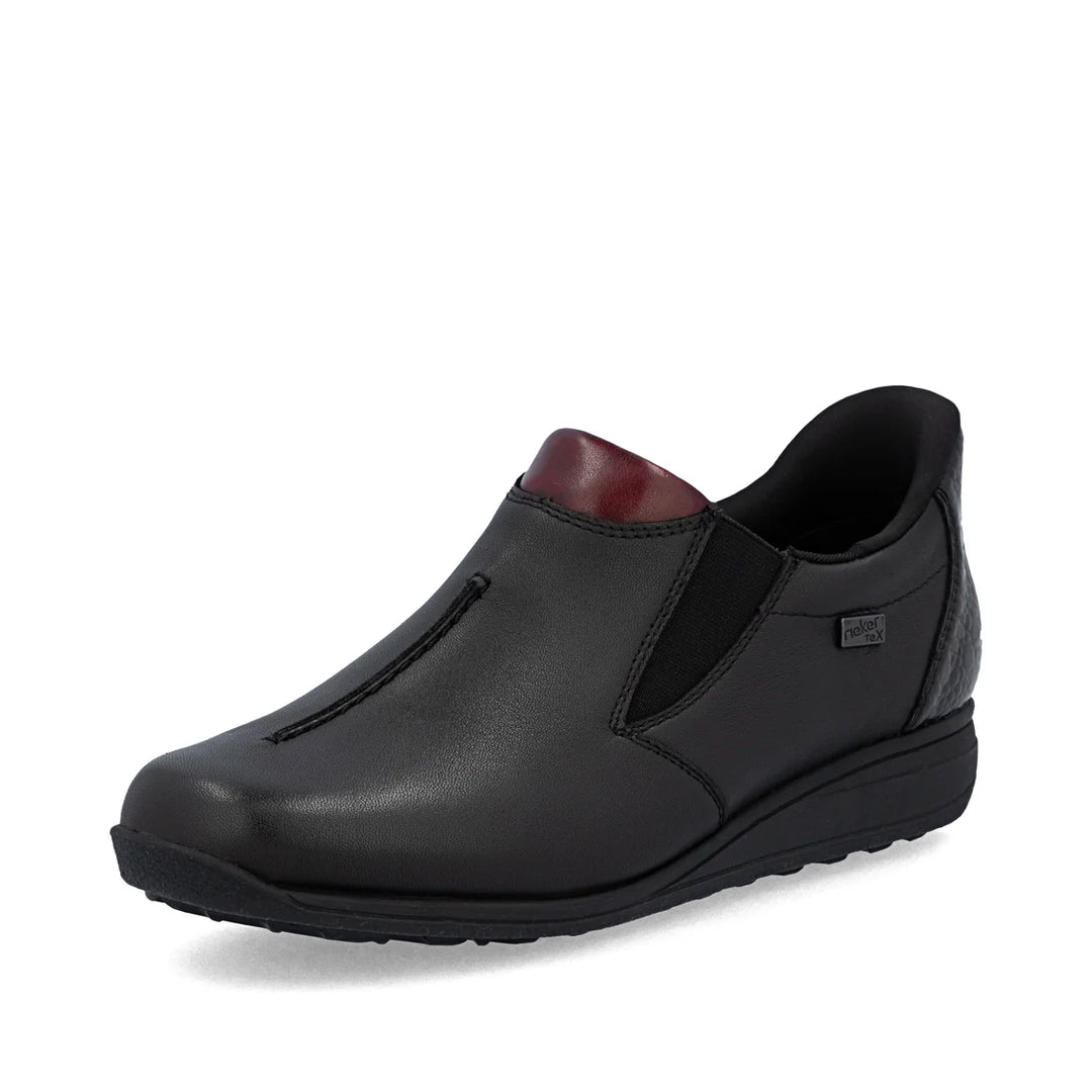 Rieker Slip on Shoe- Black