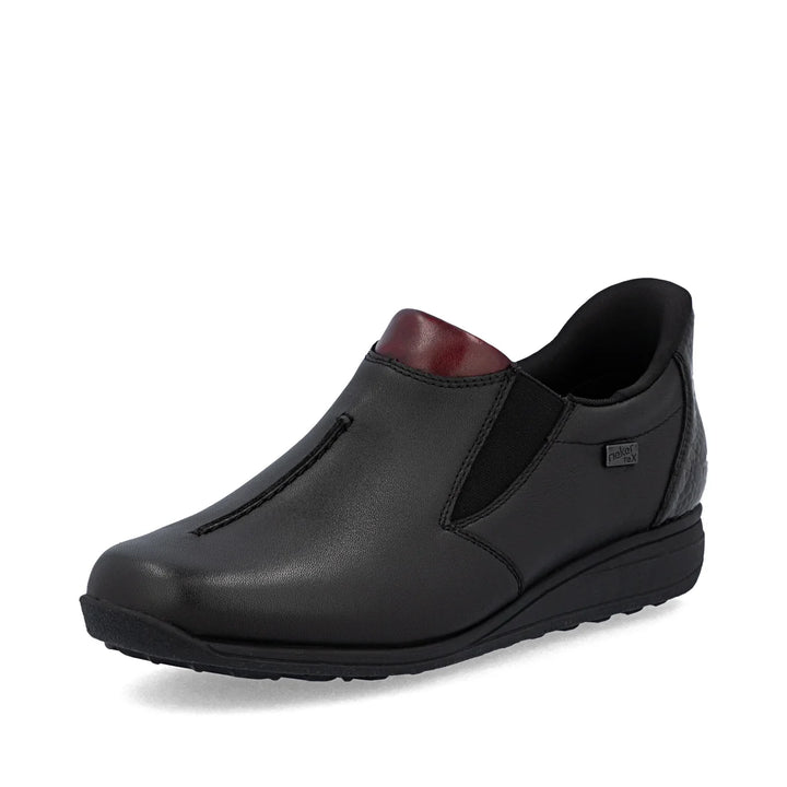 Rieker Slip on Shoe- Black