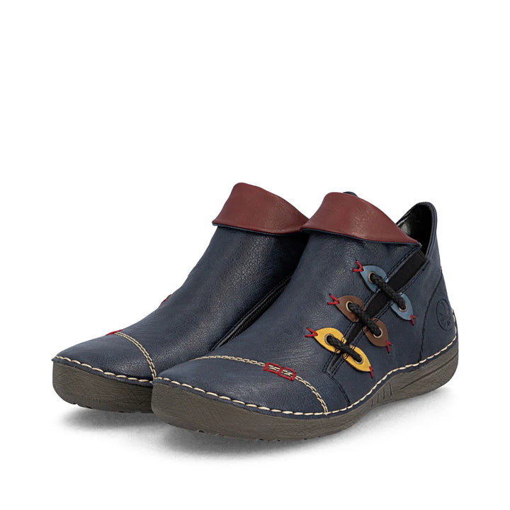 Rieker Women's Short Blue Boot