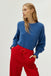 Compania Fantastica Textured Knit Jumper- Blue