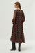 Compania Fantastica Long Polka Dot Dress- Multi Colour