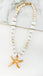 Envy Beaded Necklace with Gold Starfish