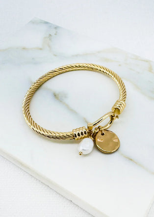 Envy Gold Cable Bracelet- 4781