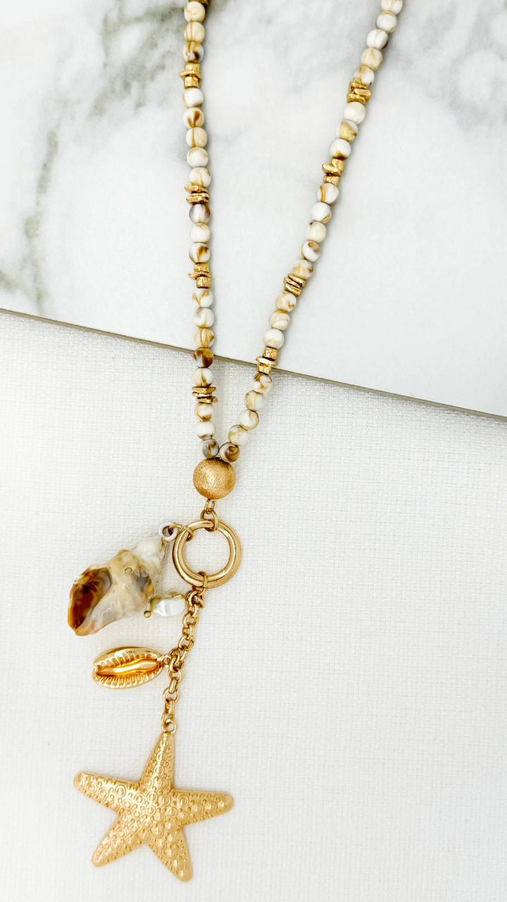 Envy Beaded Ocean inspired Necklace - 4812