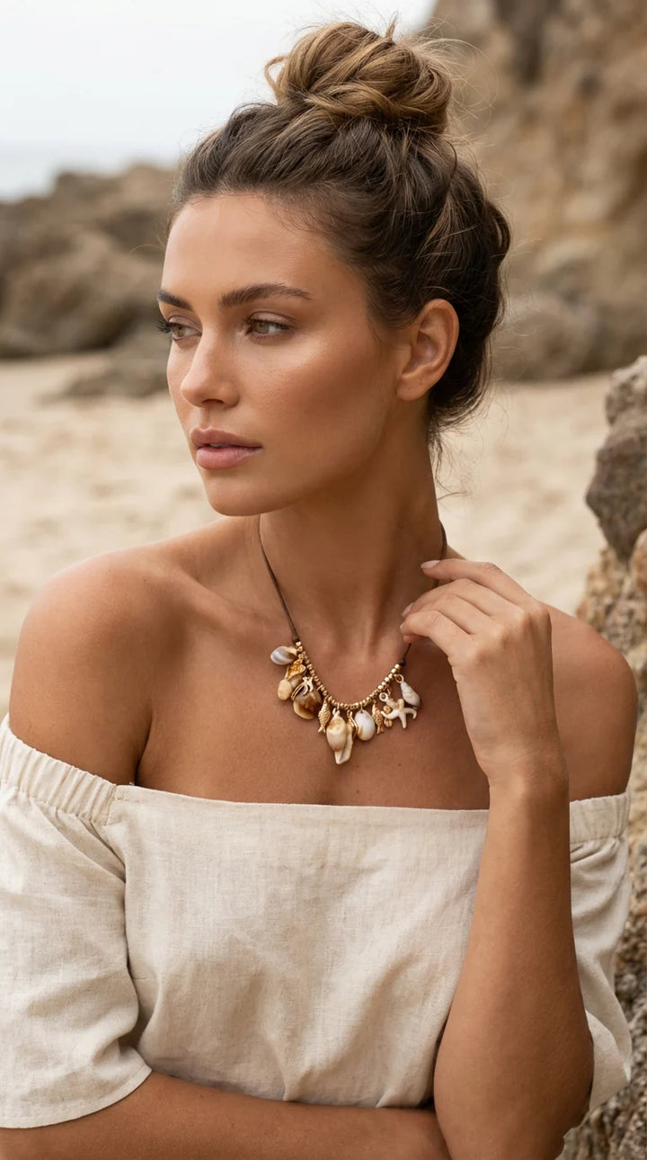 Envy Seashell Pendant Necklace