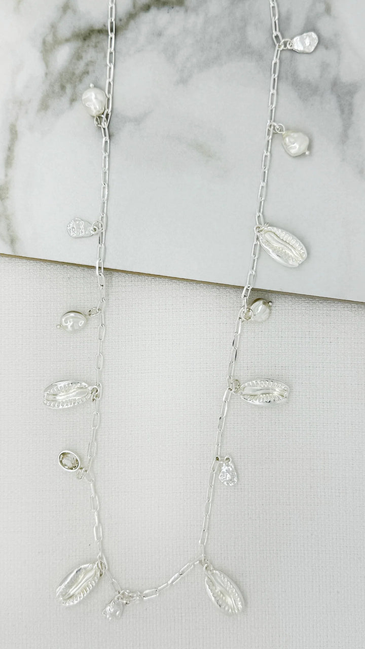 Envy Silver Charm Necklace - 4829