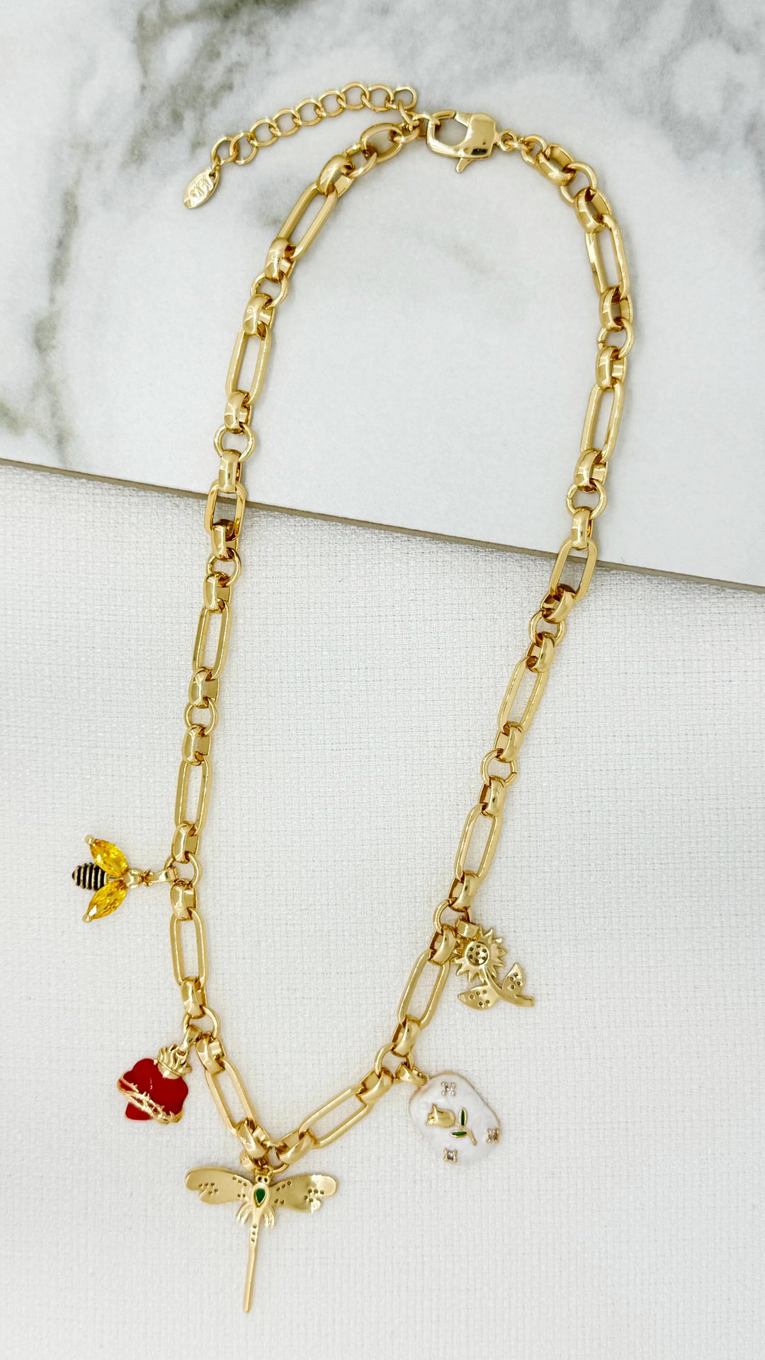 Envy Summer Inspired Charm Necklace - 4932