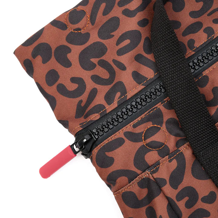 Roka London CanfieldB Small Backpack - Scarlet Leopard