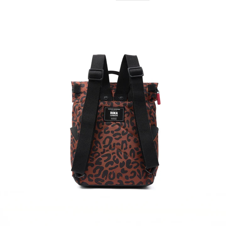 Roka London CanfieldB Small Backpack - Scarlet Leopard