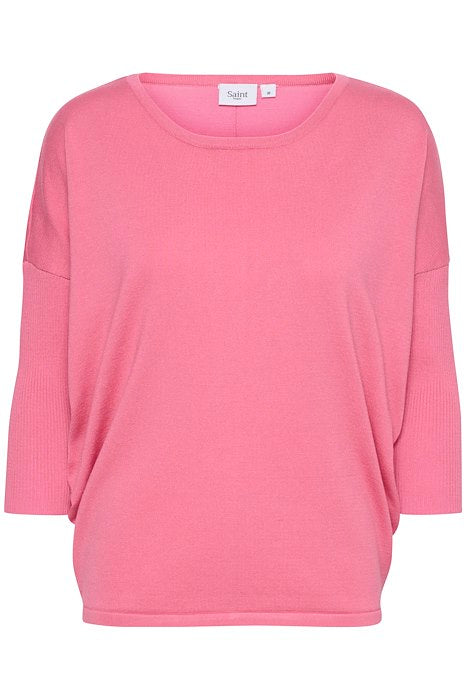 Saint Tropez MilaSZ R-Neck Pullover -  Chateau Rose