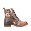 Rieker Multi Colour Patterned Zip Up Boot