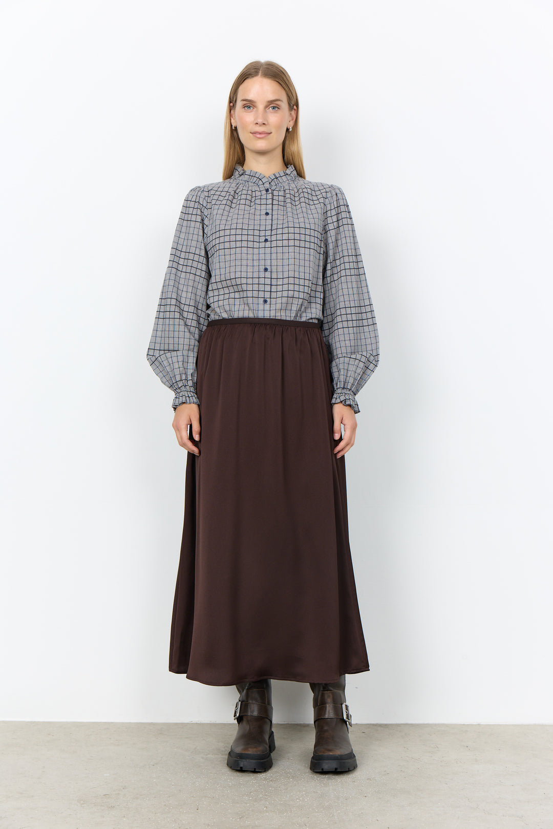 Soya Concept SC-JACEY 3 Skirt - Chocolate