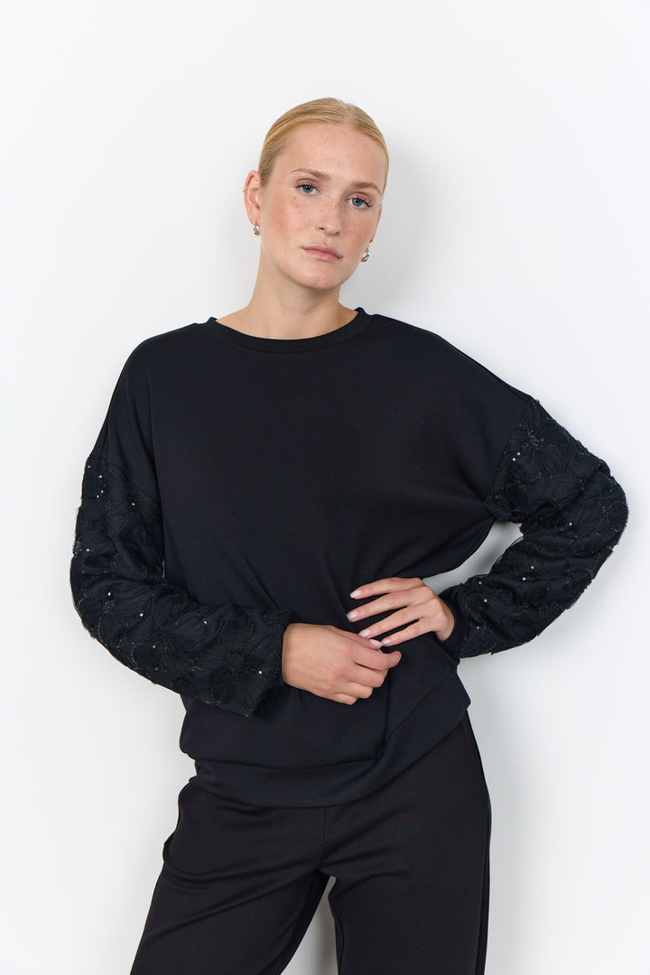 Soya Concept SC-BANU 344 Sweatshirt - Black