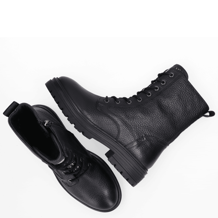 Maruti Belize Lace-up Boots - Black