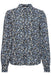 BYoung BYJosa Puff Shirt- Dusty Blue Flower Mix