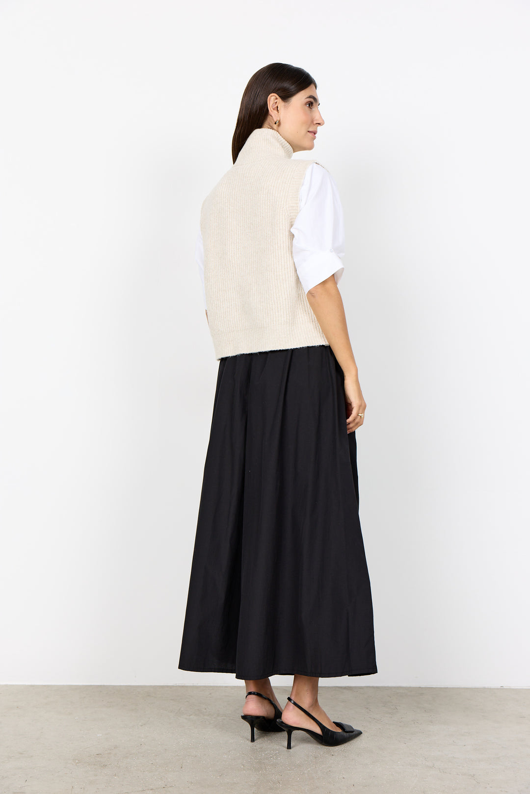 Soya Concept Gith Waistcoat - Cream