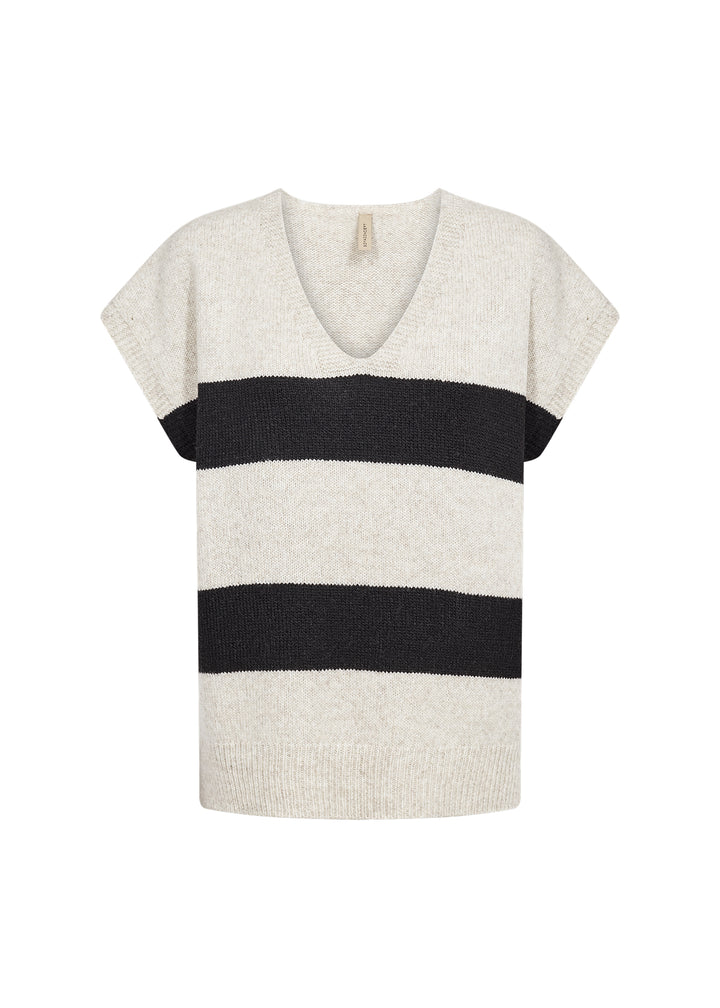 Soya Concept Gadiela Waistcoat - Black & White
