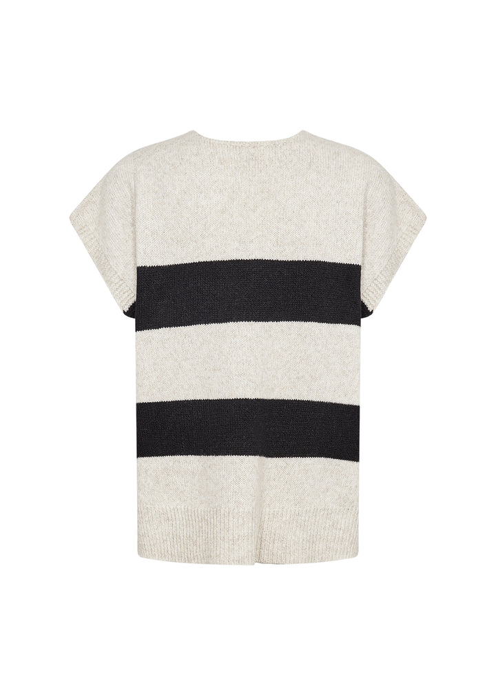 Soya Concept Gadiela Waistcoat - Black & White