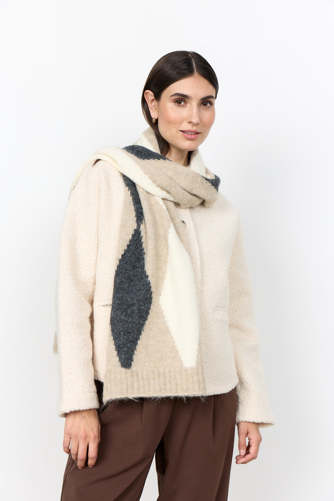 Soya Concept SC-GITTEMAJ 2 Scarf - Camel