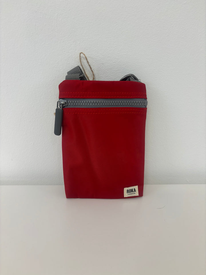 Roka London Chelsea B Crossbody Bag- Cranberry