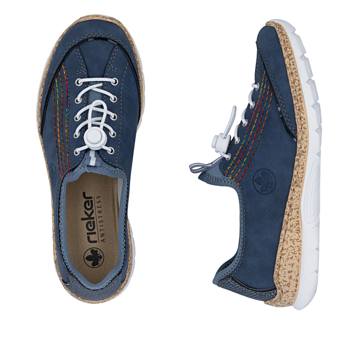Rieker Slip-on Shoe - Blue | N42T0-14