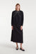 Compania Fantasica Jewel Neck Sweatshirt- Beaded Bow Black