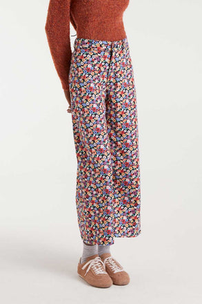 Compania Fantastica - Flower Patterned Denim Jeans - Hampton Small