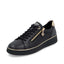 Remonte Black Combination Gold Zip Trainers D2E00-03