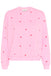 Saint Tropez Dagna Sweater- Bonbon Flame Hearts