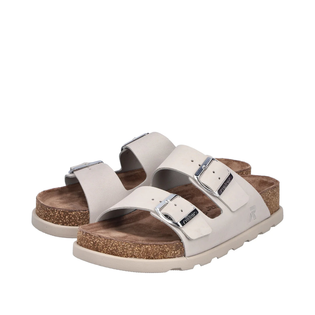 Rieker Mule Sandals- Grey V3190-40