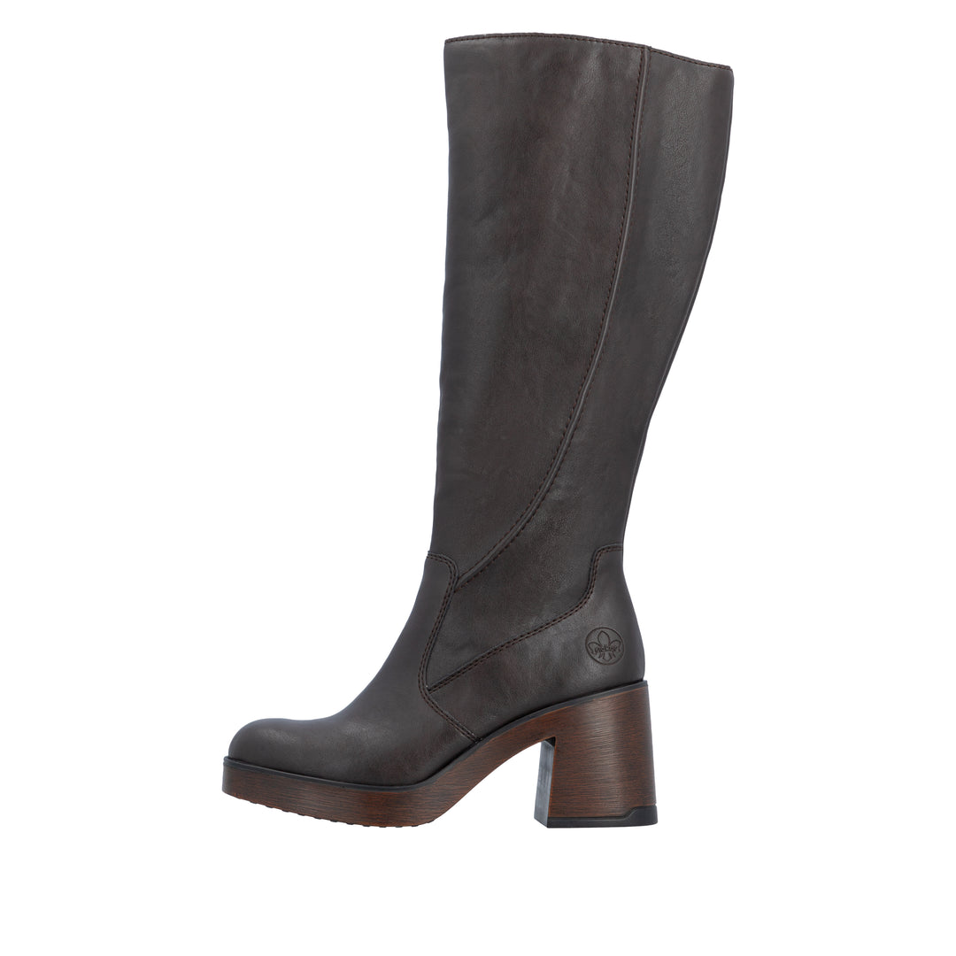 Rieker High Brown Boot- 58090-25