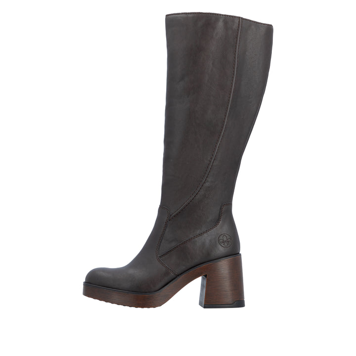 Rieker High Brown Boot- 58090-25