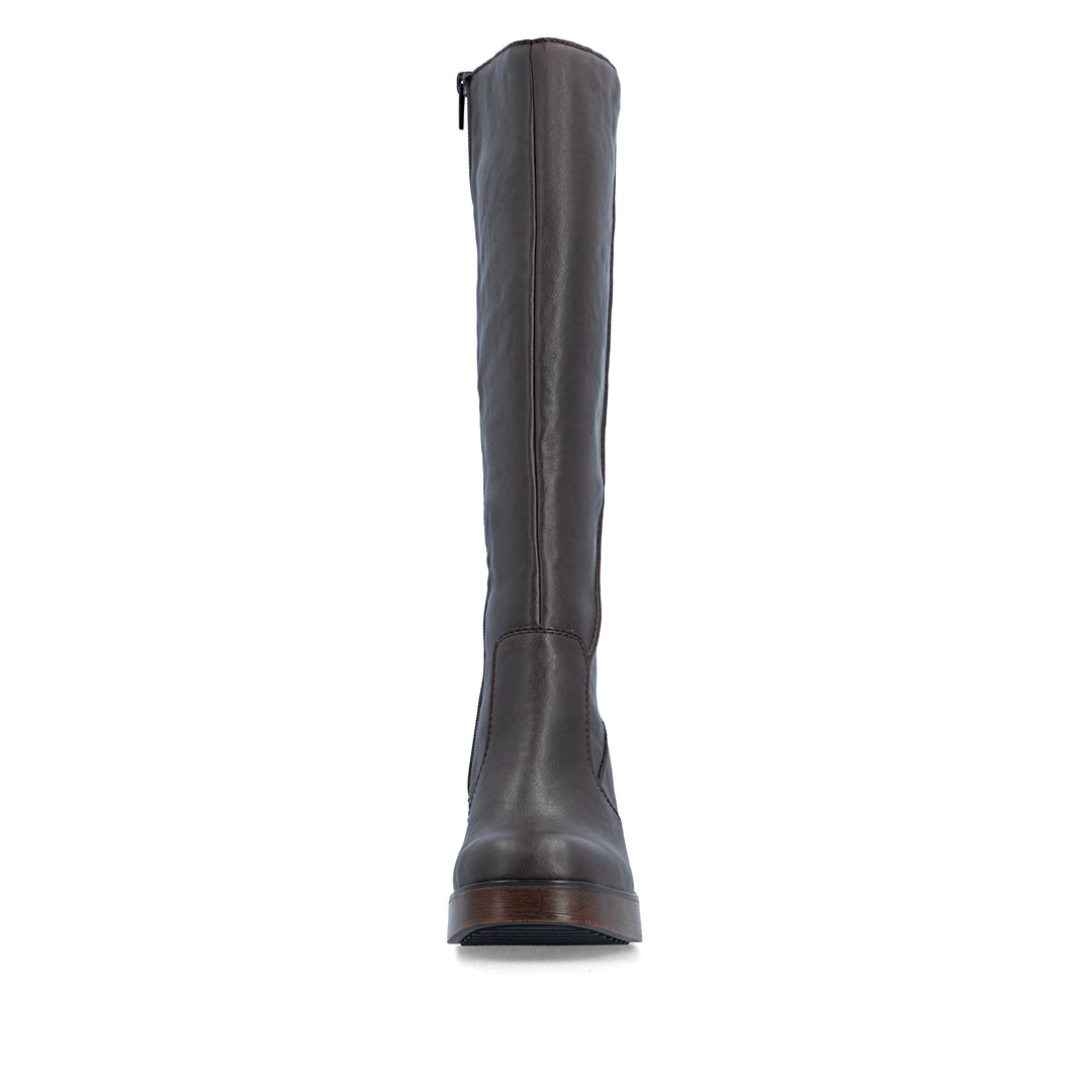 Rieker High Brown Boot- 58090-25