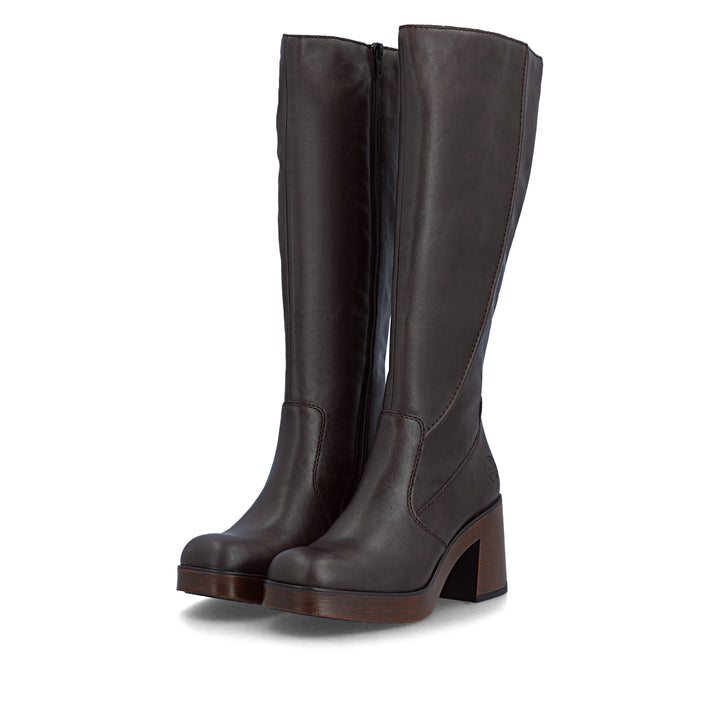 Rieker High Brown Boot- 58090-25