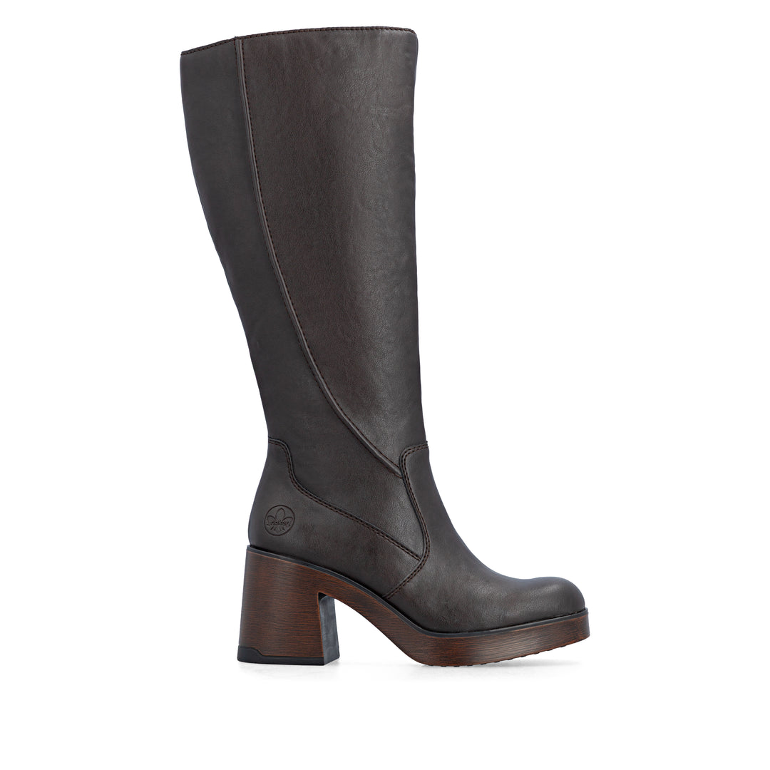 Rieker High Brown Boot- 58090-25