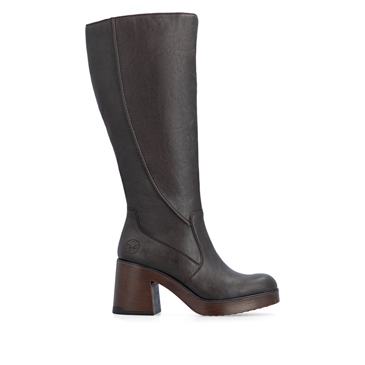 Rieker High Brown Boot- 58090-25